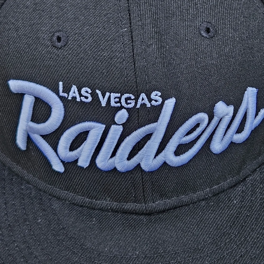 New Era Las Vegas Raiders Retro Script Snapback Hat 59Fifty Cap NFL Football OS